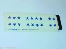 HOT WHEELS REDLINE OLDS 442 REPRODUCTION REPRO WING & STICKER -NICE!