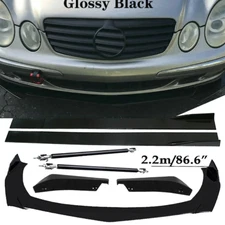 Front Bumper Lip Spoiler Splitter Car Body Rear For Mercedes-Benz V