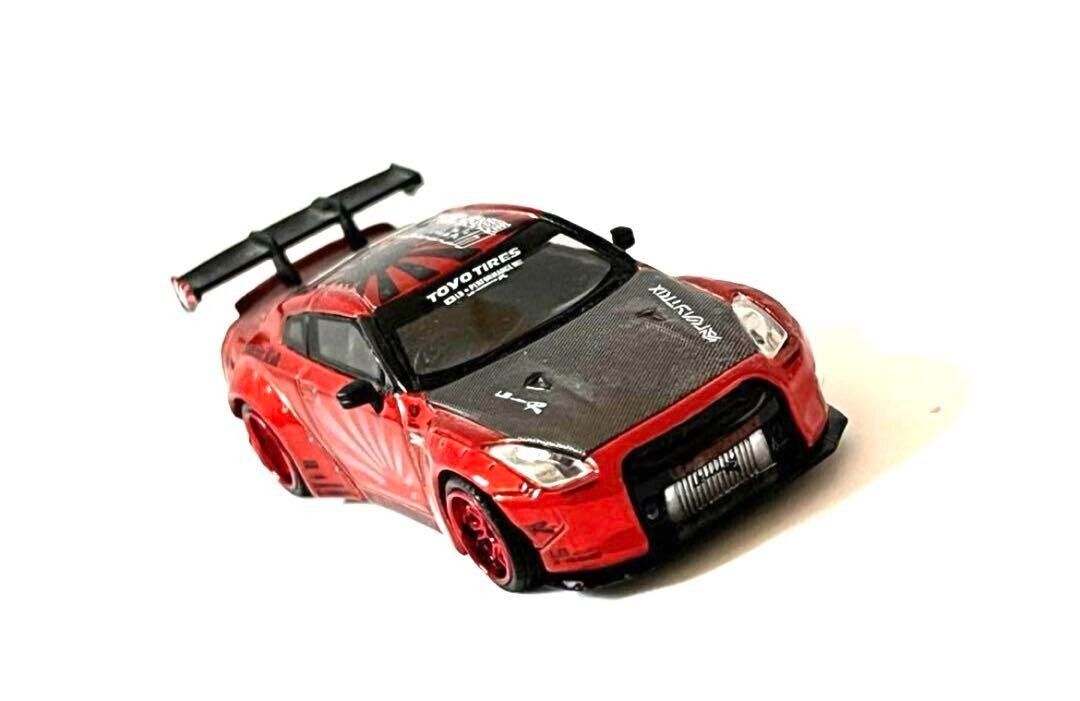 MINI GT LBWK 日産 GT-R R35 キャンディレッド 1/64スケール MINI GT「LB☆WORKS Nissan GT-R R35」(キャンディ