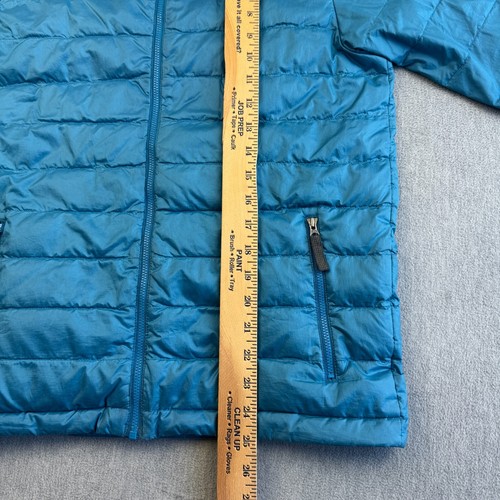 Patagonia Jacket Youth Boys XL 14 Blue Down Sweater Puffer Full Zip Kids 68245 - Picture 11 of 13