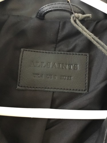 ALL SAINTS BRAND NEW LEATHER JACKET SIZE 4 - Picture 7 of 12