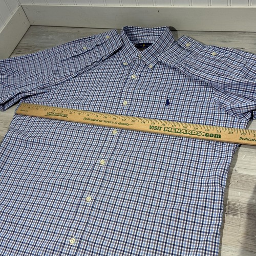 Polo Ralph Lauren Classic Fit Performance Hemd Herren Gr. L Langarm kariert kariert - Bild 6 von 10