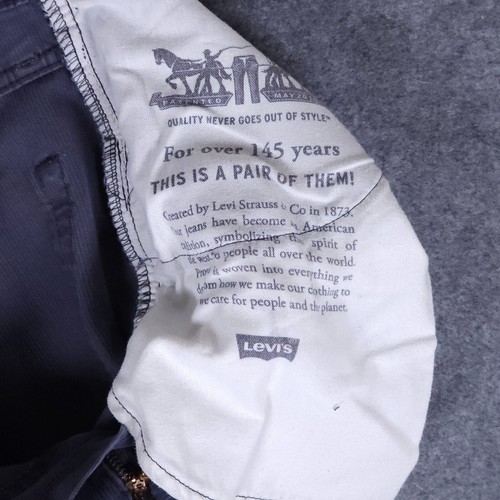 Levis 502 Jeans Mens W34 L32 Grey Corduroy Regular Fit Tapered Leg Stretch - Imagen 11 de 17