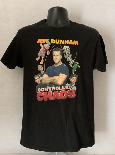 Jeff Dunham T-Shirt Controlled Chaos Tour 2012 Optima Sz M - Picture 1 of 7