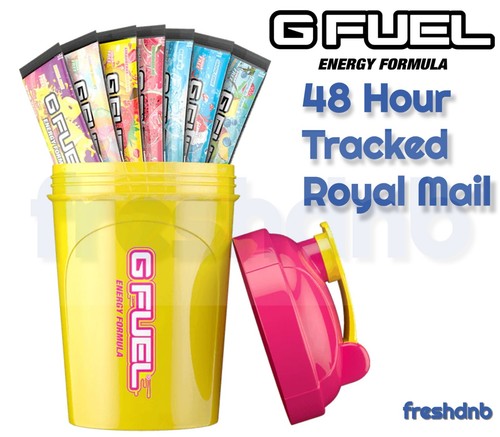 G Fuel Starter Kits - Shaker Cup & 6 Sachets - Caffeine Energy Formula GFUEL - Picture 6 of 17