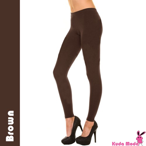 PANTALONES LARGOS SÓLIDOS DE LONGITUD COMPLETA SIN COSTURAS ELÁSTICOS SIN PIES MEDIAS - Imagen 6 de 19