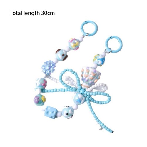 Beaded Phone Lanyard Colorful Mobile Phone Chain New Mobile Phone Strap - Photo 2 sur 17