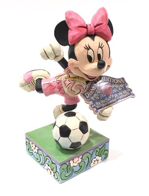 Minnie Mouse Soccer Figurine Jim Shore #4050397 GOAL! by Enesco | eBay