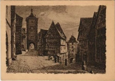 CPA AK Rothenburg Plonlein GERMANY (1077202)