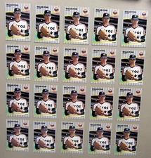 Nolan Ryan 1989 Fleer #368 20ct Astros Baseball Card Lot 2303H