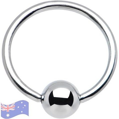 surgical steel captive cbr 316l bead ring 14g eyebrow nipple ear ball 14mm