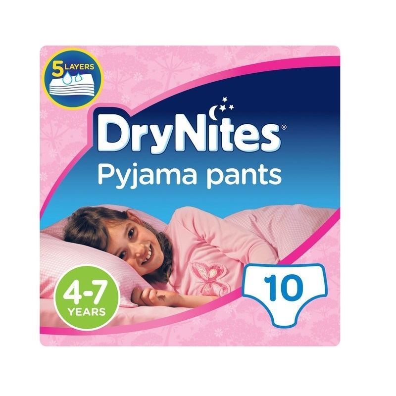 DryNites Pyjama Pants 47 Years Night Time Kids Protection Soft 10