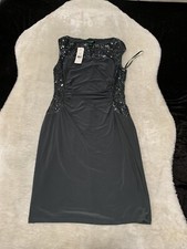 New Lauren Ralph Lauren Womens Holiday Sequin Mrcry Shn Gray Dress $159