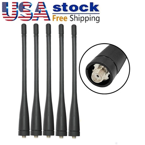 5x Antenna KRA-27 UHF per radio NX300 NX340 TK380 TK3160 TK3170 TK3173 TK3180 - Foto 1 di 4