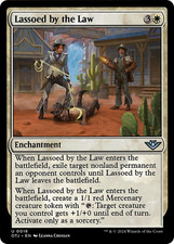 Magic MTG Lassoed by the Law [Outlaws of Thunder Junction]