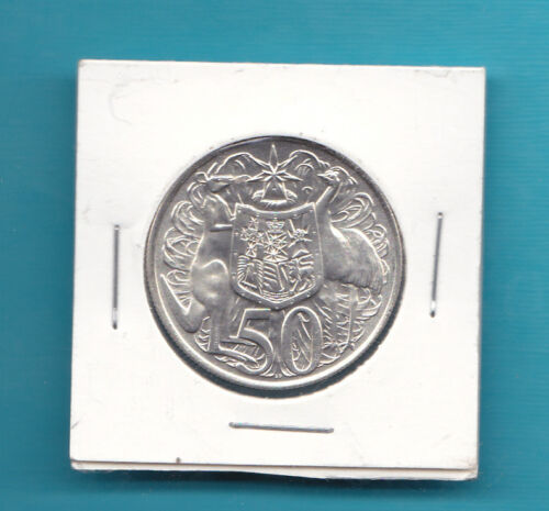 Australia 1966 Silver 50 Cent Coin Nice