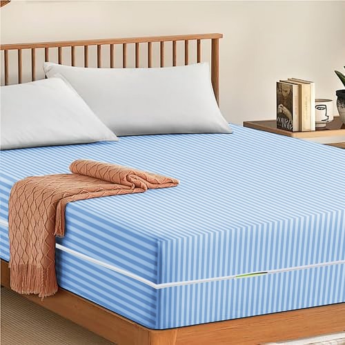 Extra Deep Mattress Protector Anti bed Bug Zip Mattress Cover Encasement Double - Picture 14 of 22