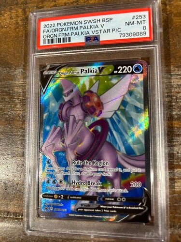 Origin Forme Palkia V graded PSA 8 for sale on eBay
