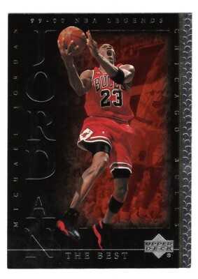 ＠UPPER DECK MICHAEL JORDAN (S1) ポスター NBA 1999-00 Upper Deck NBA Legends Michael Jordan #81 - Chicago