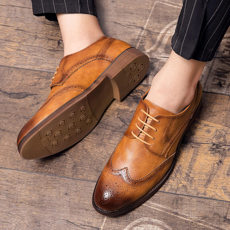 Men Alligator Crocodile Shoes Tassels Dress Formal Slip On  display picture 1