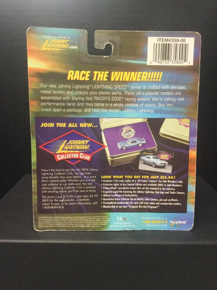 SILVER FORD TRUCK Johnny Lightning LIGHTNING SPEED RACERS EDGE SEALED Truck  - Image 2 of 2