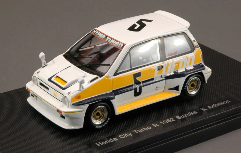 Honda City Turbo R #5 Suzuka 1982 K.Acheson 1:43 Model Ebbro