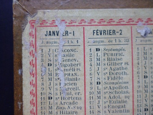 almanach calendrier des postes et télégraphes 1920 - Picture 3 of 9