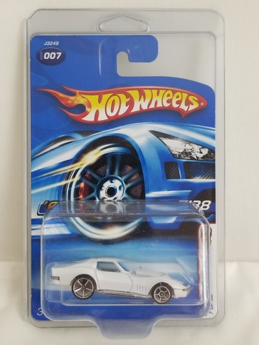 HOT WHEELS 2006 FIRST EDITIONS '69 CORVETTE BLUE WINDSHIELD NIP 5 spk  - Bild 1 von 5