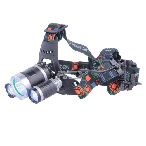 Luz LED Linterna Diadema Casco 3 LED Batería 6000 Lm Entrega 48/72h d110 - Imagen 4 de 10
