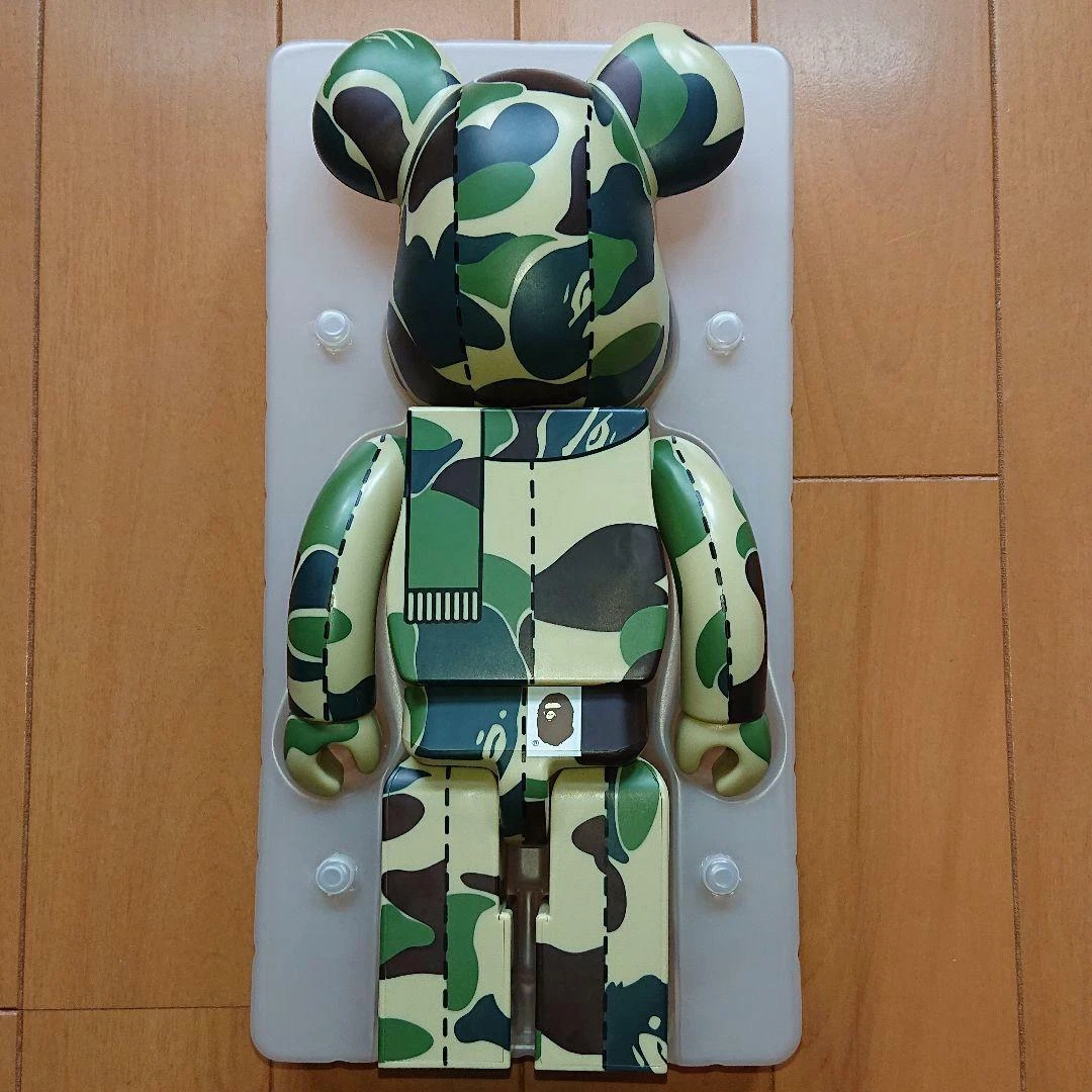 Bearbrick Bape Play 400% A Bathing Ape Green Camouflage
