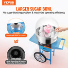 Premium Blue Electric Cotton Candy Machine with Cart - 1000W Commercial Candy Fl</div>Opens in a new window or tabBrand New