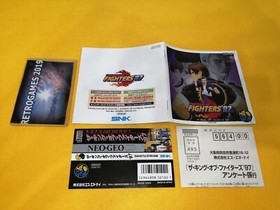 The King Of Fighters 97  Neo Geo  Neogeo CD SNK  SPINE CARD + REG CARD