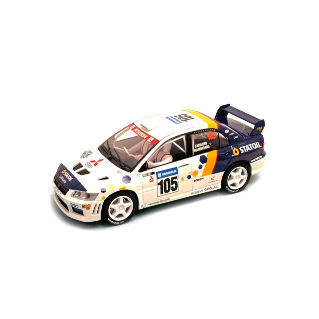 Scalextric Mitsubishi Lancer Evo VII WRC Sweden Rally 2003 #105 C2588 OE9662 Scalextric Mitsubishi Lancer Evo VII WRC Sweden Rally 2003 #105 C2588 OE9662