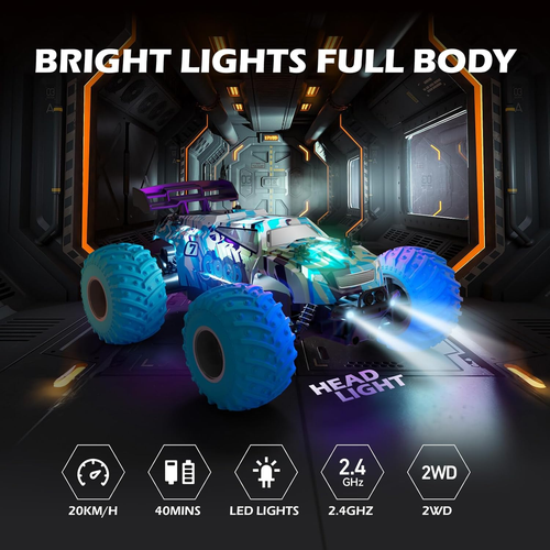 RC Cars,Remote Control Car RC Truck for Kids Boys Ages 4-7 8-12 Adults Toddler, - Picture 3 of 7