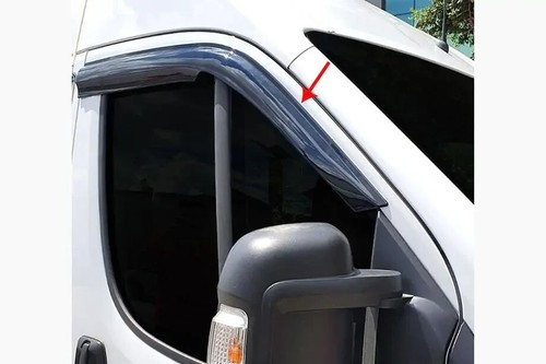 2PCS CITROEN JUMPER 2006-2023 EXTERNAL FIT WIND RAIN SUN SMOKE GUARD DEFLECTORS - Picture 5 of 6