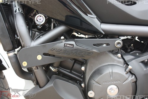 T-Rex Racing 2012 - 2020 Honda NC700X Non DCT Frame Sliders - Black - Picture 6 of 8