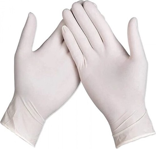 100 Stück Einweg Latexhandschuhe Gr. M Und L Einmalhandschuhe Handschuhe - Bild 2 von 4