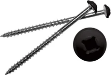 3 inch Lifetime Metal screws, Black Head, For Exterior Shutters- 12 per bag