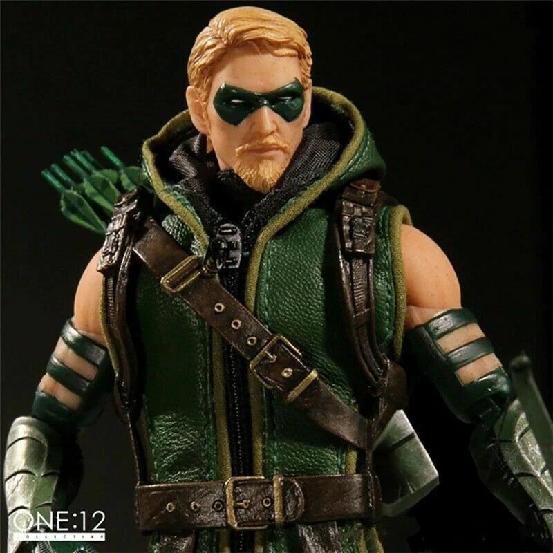 Nueva figura de acción Mezco One:12 Green Arrow DC Comics juguete de alta calidad con caja. Foto 3 de 4