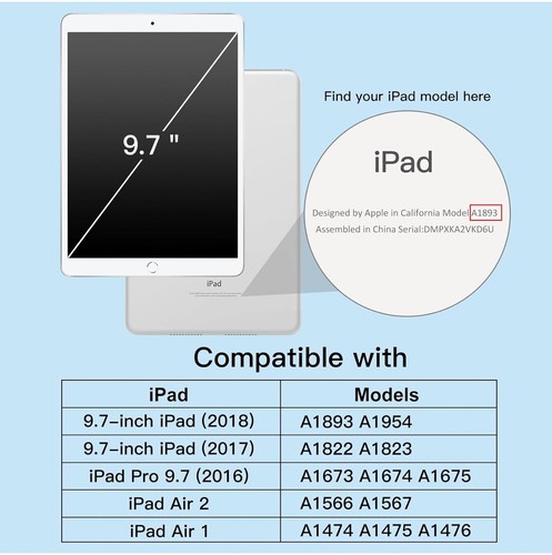 Kids Case for iPad 9.7 (6th/5th Generation, 2018/2017), iPad Air 2/1 9.7 “153” - Picture 4 of 8