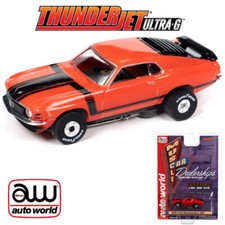 NEW Auto World Thunderjet Tasca Ford 1970 Mustang Boss 302 Red HO Slot Car
