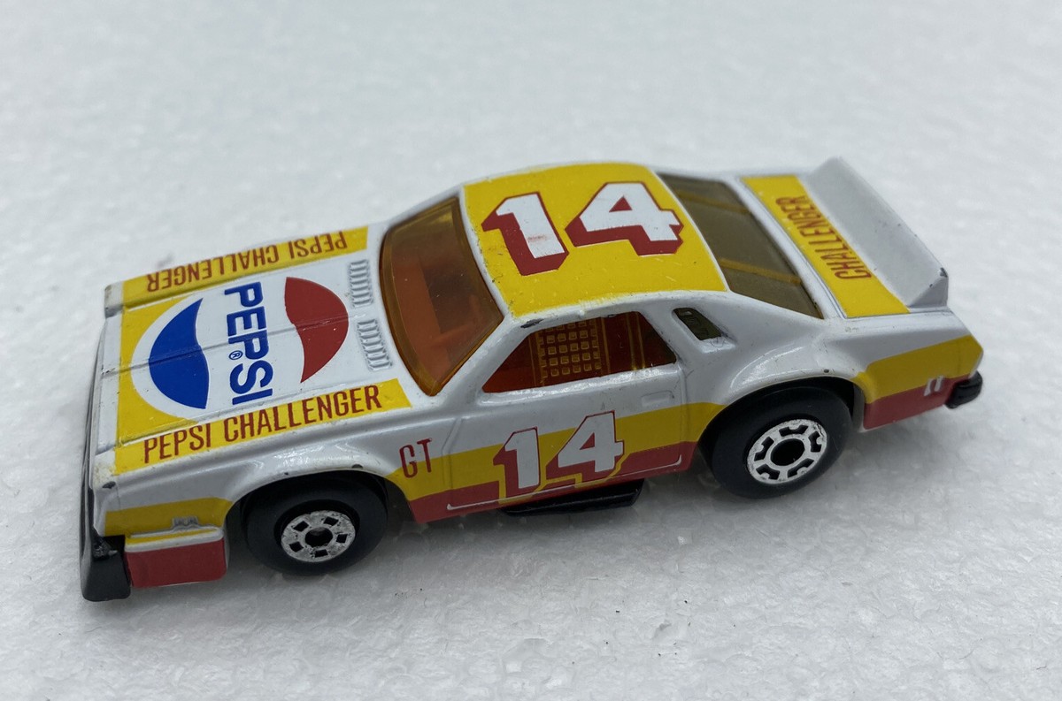 Matchbox Chevy Pro Stocker No. 14 Pepsi Challenger White Die Cast