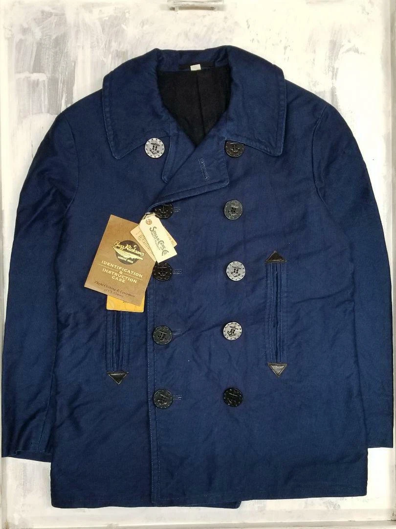 BUZZ RICKSON'S? ~ SUGAR CANE Pea Coat 50th Anniversary Model
