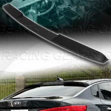 W-POWER UNPAINTED BLACK REAR WINDOW ROOF VISOR SPOILER WING FIT 16-20 KIA OPTIMA