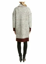 NEW ELIZABETH AND JAMES Yeti Wool & Mohair Shawl Cardigan Size XS/S #1521