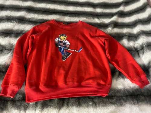 Polo Ralph Lauren Hockey Bear Sweater - M