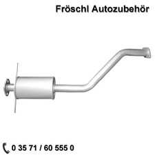 für Kia Carnival 2.9 Tdi 126PS Vorschalldämpfer Auspuff Mitte Schalldämpfer a*