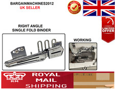 RIGHT ANGLE SINGLE FOLD BINDER FOR COVERTITCH AND  BINDING  MACHINE