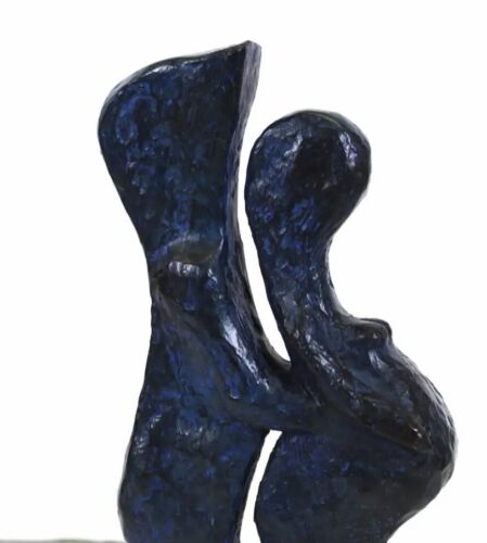 Marvin Bell, Embrace, XX C. American Modern Abstract Bronze Sculpture, 1984 - Picture 2 of 9