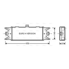 Intercooler For Iveco Daily MK4 45C14, 45C14 /P AVA 504022617 504084140